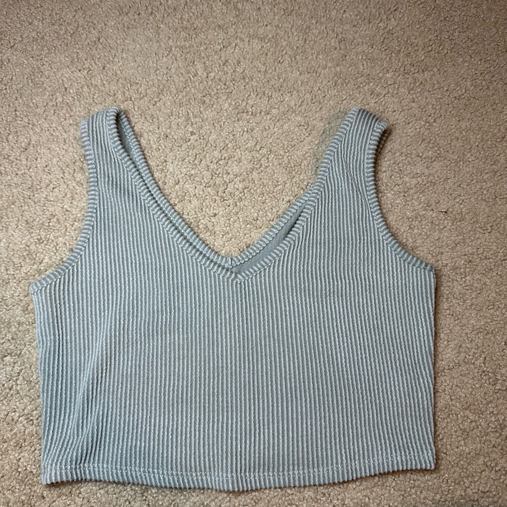Striped Knit Tank Top